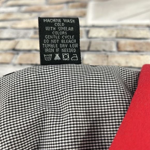 Men’s G-Net Red & Black Cotton Blend 2 Pocket Zipper Button Down Shirt (4XL) P22 - Picture 4 of 9